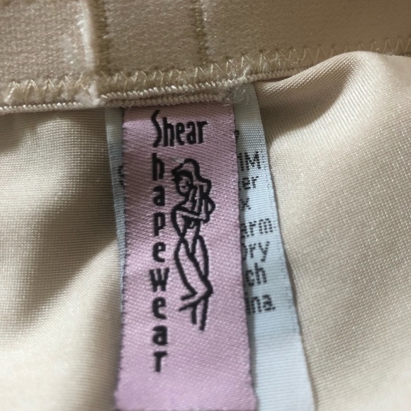 Shear Shapewear Retro Rhonda Shear Ahh Lace Control Shaper 2X Lace Trim Lolita - Picture 6 of 8